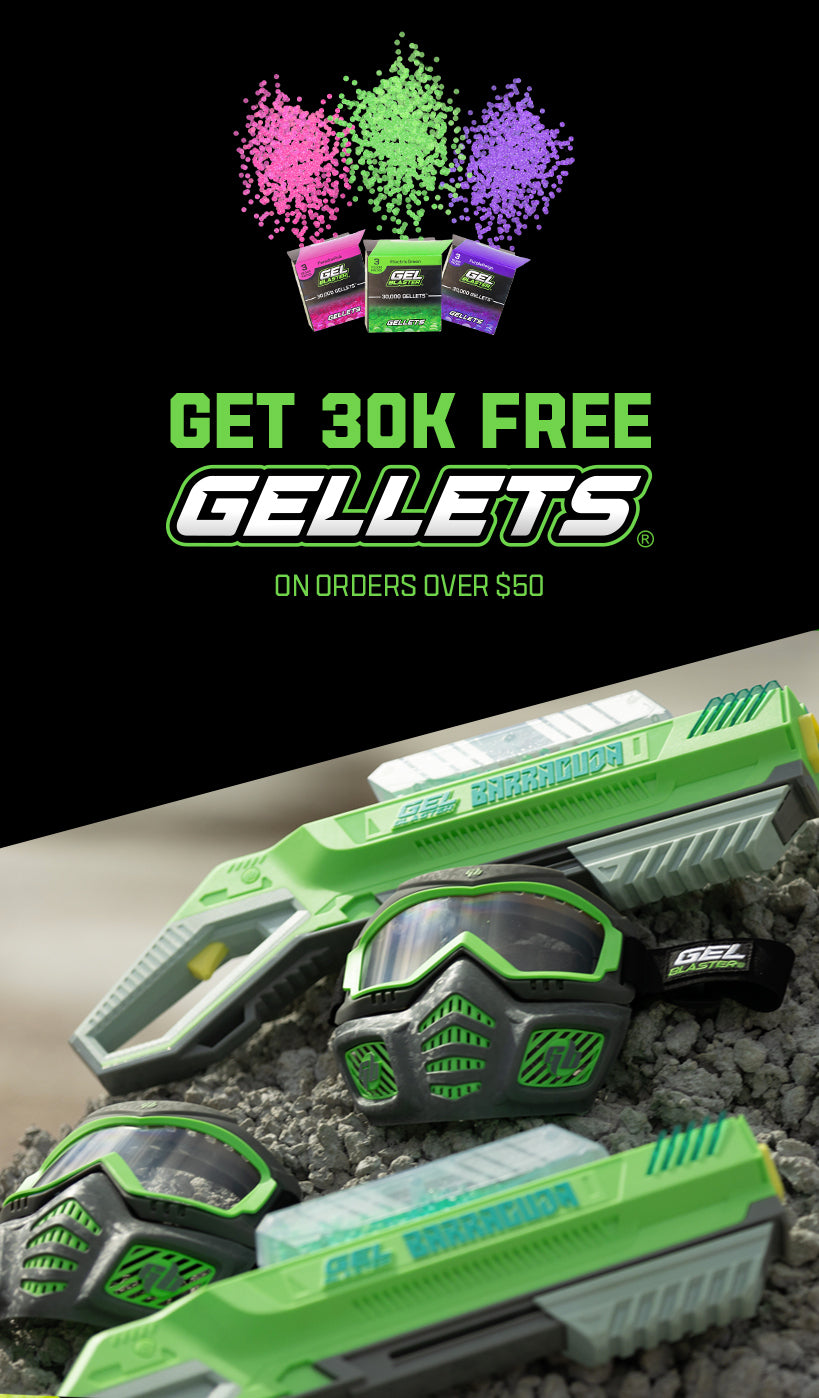 Gel Blaster 30k free pellets!